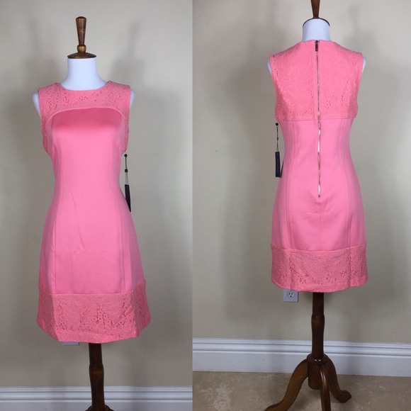 Tommy Hilfiger Coral Casual Dress Size 4 - Picture 2 of 8